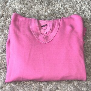 Aerie Vibrant Pink Pullover